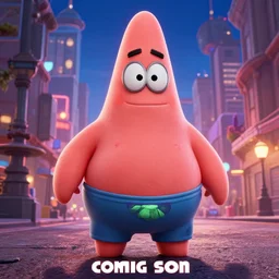 patrick star as spiderman movie poster coming soon