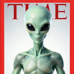 alien on cover of time magazine