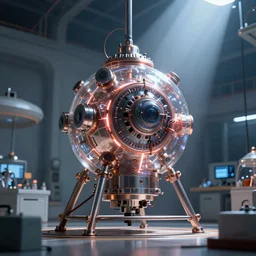 hadron antimatter vacuum reactor, cinematic, 4 k, god rays, highly detailed,