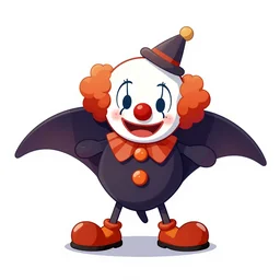 design for a clown themed bipedal manta ray character who enjoys lofi beats, art by tim shafer from his work on psychonauts by double fine, believable color pencil sketches, professional art