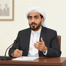 drawing of emad mostaque debating controversies