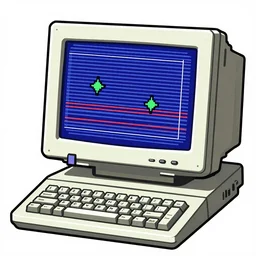 an old computer game, 8 - bit