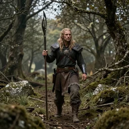 High fantasy Yautja in the forests plains of north yorkshire, 4k