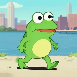 pepe the frog crossing the delaware