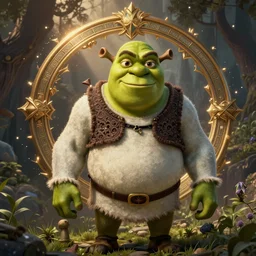 Shrek, League of Legends amazing splashscreen artwork, splash art,natural light, elegant, intricate, fantasy, atmospheric lighting, by Greg rutkowski, league of legends splash art, hd wallpaper, ultra high details
