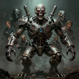 mike ploog designed returning machine, by jack kirby, ditko, alberto bontempi, shigeru komatsuzaki, wayne d barlowe, alex ross, enric torres, simon bisley & boris vallejo, hyper realism, cinematical, narrative light, muted colors, epic, hyper detailed, awe inspiring, award winning horror,