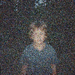 kid looking at camera in forest at night, far away from camera, 70s photo, out of focus, motion blur, cctv footage