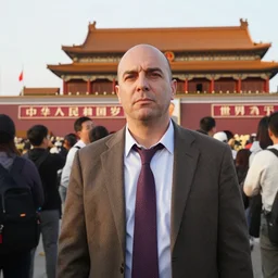 Saul Goodman at Tiananmen Sqaure protest