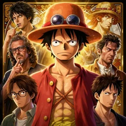 highly detailed vfx portrait of monkey d. luffy, stephen bliss, greg rutkowski, loish, rhads, beeple, makoto shinkai, tom bagshaw, alphonse mucha, global illumination, sharp focus, art by artgerm and greg rutkowski, stanley kubrick, best of behance, cinematic lighting, frowning,