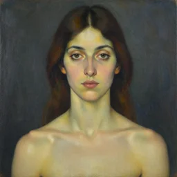 woman portrait artwork by nicholas roerich