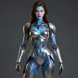 Metal Gear Rising, beautiful, gracious, true color, bioluminescent skin, ultra detailed, ultra realistic