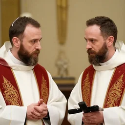 james charles and jeffree star as two rabbis learning together, high definition, detailed face, 8 k, dslr photo