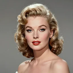 young beautiful lauren bacall color studio publicity photo , portrait, highly detailed, digital painting, artstation, concept art, sharp focus, illustration, art , by norman rockwell