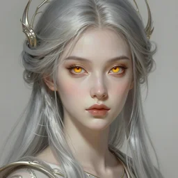 fantasy magic woman portrait, sci-fi, amber eyes, face, long hair, fantasy, intricate, elegant, highly detailed, digital painting, artstation, concept art, smooth, sharp focus, illustration, art by artgerm and greg rutkowski and alphonse mucha
