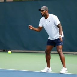 ray lewis coaching women's tennis, impassioned