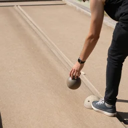 someone playing boules on jupiter