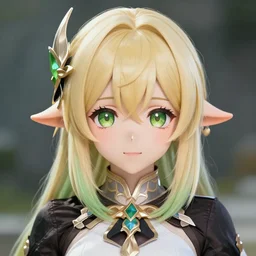 An anime portrait of Ssunbiki as Aela the Huntress from Skyrim || official Genshin Impact character concept, cute-fine-face, pretty face, realistic shaded Perfect face, fine details by Stanley Artgerm Lau, WLOP, Rossdraws, James Jean, Andrei Riabovitchev, Marc Simonetti, and Sakimichan, tranding on artstation