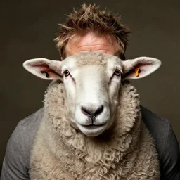 gordon ramsay with face of a sheep