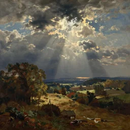 painting in the style of barbizon school