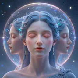 true reality hides behind closed eyes United The Divine Trinity of Mind ,space & time 4k very intriguing Sapiential Divine A.i Assistance ultra high quality surrealism