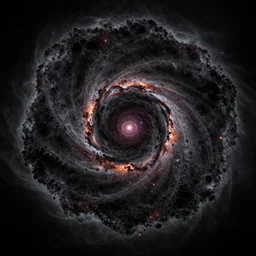 a 3 d fractal black hole supernova, concept art, 8 k, hyperrealistic, hyperdetailed, perfect, hdr