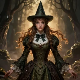 dorothy from the wizard of oz in oz, highly detailed, artstation, intricate, smooth, sharp focus, dark, horror, illustration, art by greg rutkowski, good clear quality, dynamic lighting, warm lighting, symmetrical artwork, cinematic, hyper realism, high detail, octane
