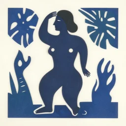 paper cut-outs artwork by Henri Matisse