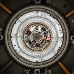 view from inside of an o'neil cylinder