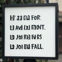 photo of a sign with an inspirational quote on it
