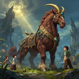 mount epic ratstallion screenshot world of warcraft mounts worldboss borberland comics by jesper ejsing art and by feng zhu, by rhads, makoto shinkai and lois van baarle, ilya kuvshinov, rossdraws global light 3 d rtx hdr