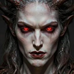 the antichrist, hyper realistic face, evil eyes, fantasy art, in the style of greg rutkowski, intricate, hyper detailed, smooth