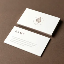 business card, logo, e m letters, boho style