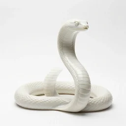 porcelain snake sculpture by daniel arsham, smooth, all white features on a white background, delicate feature's