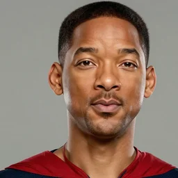 beautiful expressive close - up digital art of ( ( will smith wearing a superhero outfit, muscular ) ) patriotic art, trending on artstation, beautiful lighting, hyper detailed, 4 k, high quality, smooth, sharp focus
