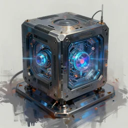 concept art by jama jurabaev, cinematic shot, trending on artstation, high quality, brush stroke, quantum computing