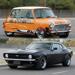 just do mini cooper and camero rs / ss 1 9 6 9