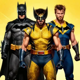 a fusion between batman and logan wolverine.