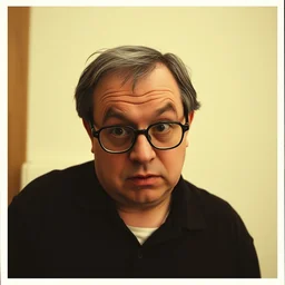 todd solondz stars in the tenant by roman polanski and andrzej zulawski and francis bacon, glasses, film 9 grain, scared, seventies film