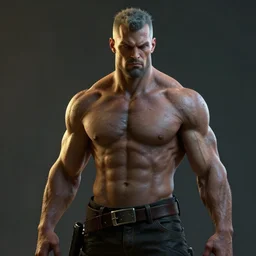 cyberpunk portrait of muscular demon from michael morbius, au naturel, hyper detailed, digital art, trending in artstation, cinematic lighting, studio quality, smooth render, unreal engine 5 rendered, octane rendered, art style by pixar dreamworks warner bros disney red dead redemption far cry doom cyberpunk 2 0 7 7 marvel comics and overwatch.