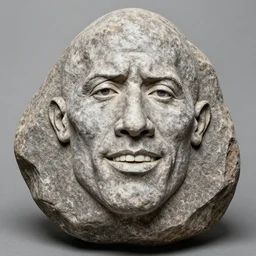 i found a rock that has the similar shape to dwayne johnson's face lol