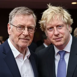 Walter White and Boris Johnson selfie