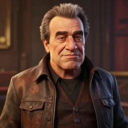 a screenshot of danny devito in the video game borderlands 2. 3 d rendering, unreal engine. amazing likeness. very detailed. cartoon caricature