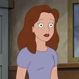 dana scully in the style of a 1984 cartoon series, screen capture