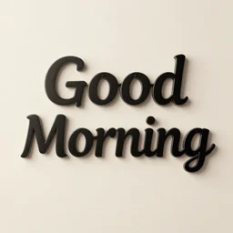 good morning sign