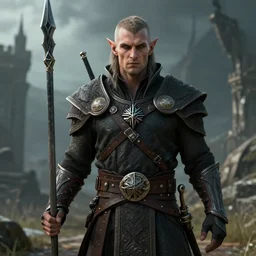 Igor Ghirkin Strelkov in The Elder Scrolls III: Morrowind as a dark elf