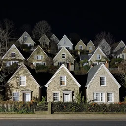 houses, by Stanley Donwood