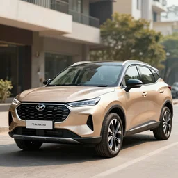 modern car in indian style design