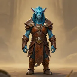 noble character design of an water Genasi wearing leather armor, lightblue skin, glowing blue eyes, d&d, full body, warm lighting, symmetrical face, subtle vibrancy, pathfinder, by christophe young, charlie bowater, HD