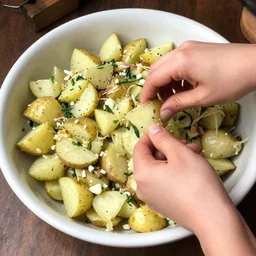 when destroying potato Salad you must commit to the crazy