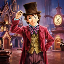 film still of Willy Wonka's and the Chocolate Factory 1971 Artwork by Akihiko Yoshida